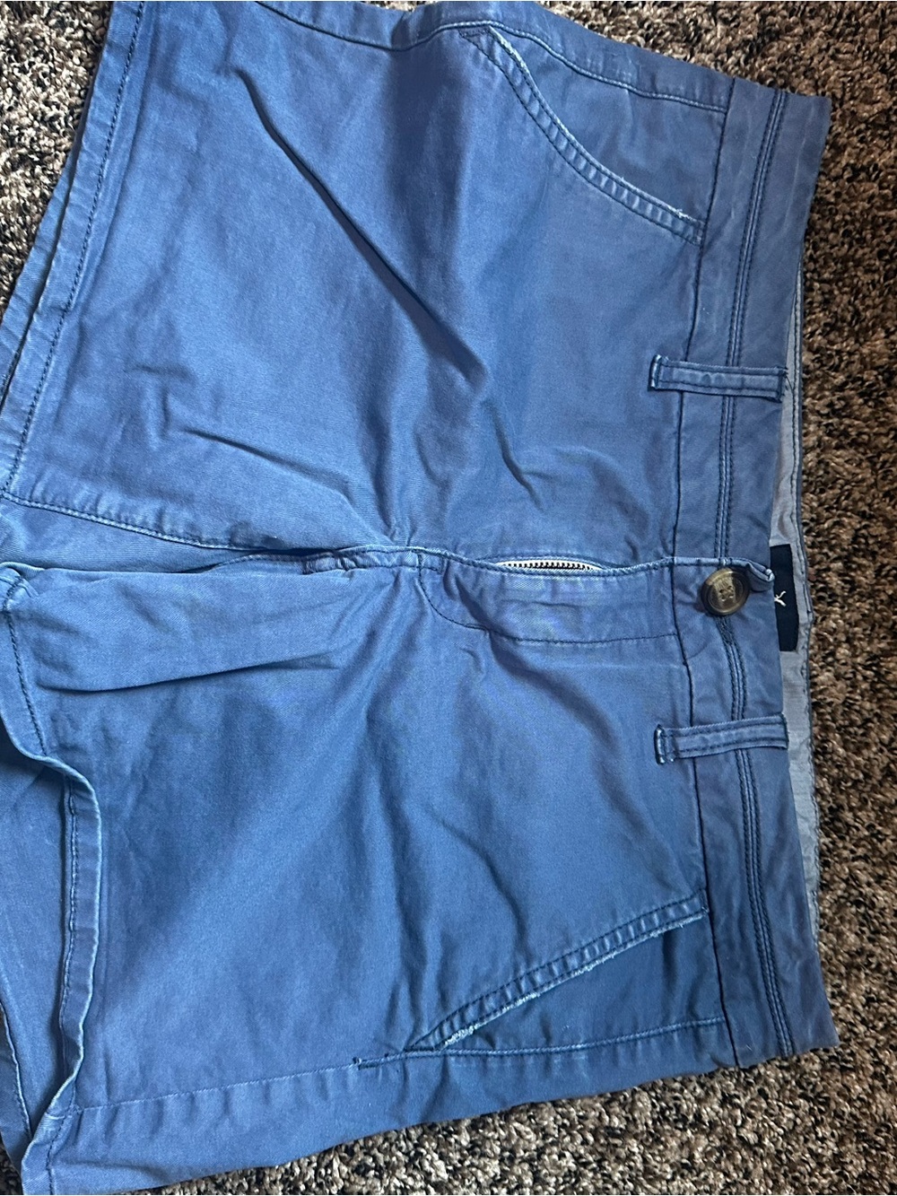 American Eagle Outfitters Men’s Light Blue Flat Front Shorts
